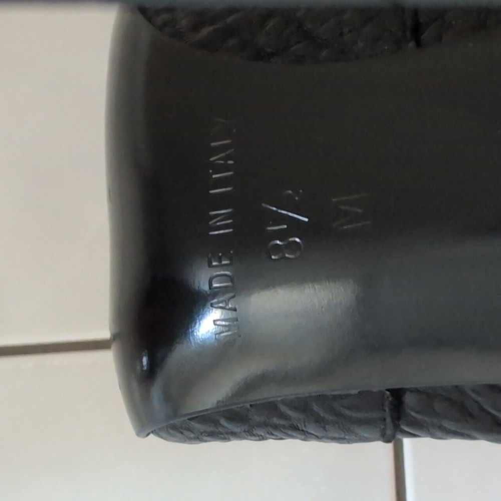 NWOT s.8.5 7 For All Mankind Eden Black Textured Women's Boots - Picture 5 of 8